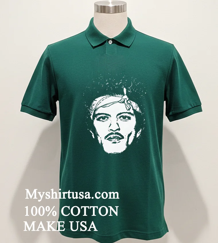 Bruno Mars The Romantic Tour Art Shirt Green Shirt