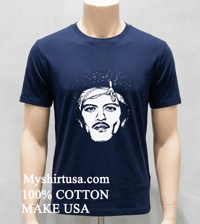 Bruno Mars The Romantic Tour Art Shirt - navy-shirt Bruno Mars The Romantic Tour Art Shirt Navy Shirt