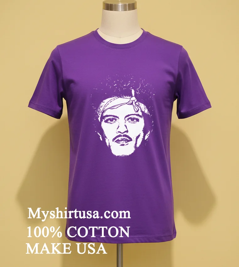 Bruno Mars The Romantic Tour Art Shirt Purple Shirt