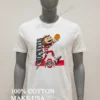 Brutus Buckeye Ohio State Basketball Logo Vintage Style Shirt White T Shirt 1