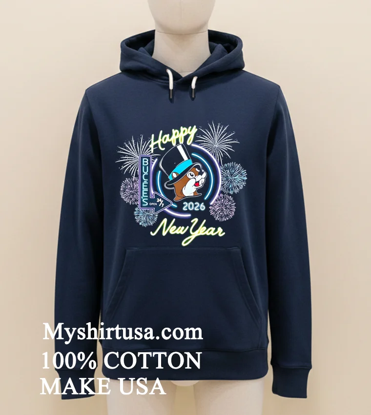 Buc Ees New Years 2026 Shirt Navy Shirt 1