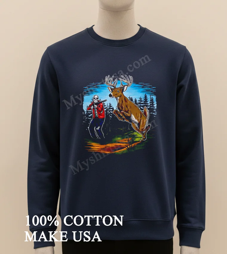 Buck Stops Here Hunter Skeletons new t-shirt - long sleve shirt Buck Stops Here Hunter Skeletons Shirt Long Sleve Shirt
