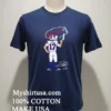 Buffalo Bills Billustration Allen 17 Cartoon Shirt Navy Shirt 1