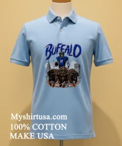 Buffalo Bills Football Skeleton Art Shirt