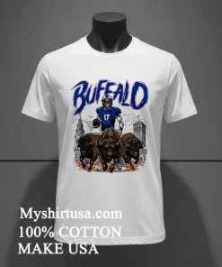 Buffalo Bills Football Skeleton Art Shirt