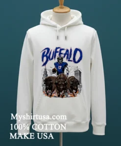 Buffalo Bills Football Skeleton Art Shirt