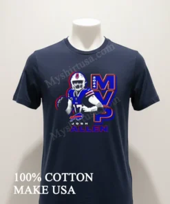 Buffalo Bills Josh Allen Black 2024 Nfl Mvp funny america t-shirts