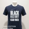 Built By Black Kistory Elevated By Black Voices Shirt Navy Shirt 1