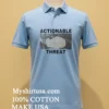Bunny Actionable Threat Zombie Shirt Blue Shirt