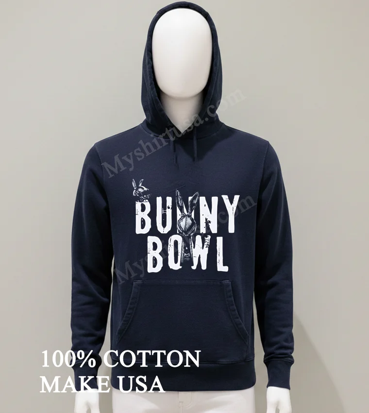 Bunny Bowl Lix Football Helmet Trophy Bad Bunny Logo Graphic Shirt Balck Shirt