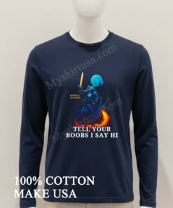 Burrito Meltdown Frog Knight Riding Fire Breathing Snail funny america t-shirts