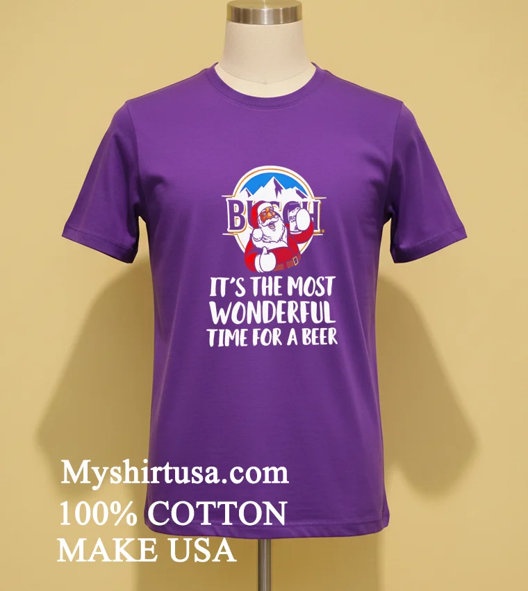 Busch Light Beer Holiday Collection Christmas Shirt - purple-shirt Busch Light Beer Holiday Collection Christmas Shirt Purple Shirt