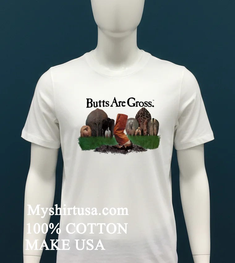 Butts Are Gross Anti Smoking Shirt White T Shirt 2