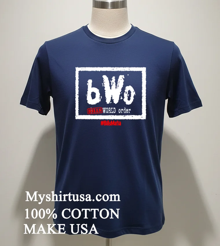 Bwo Bills World Order Bills Mafia new t-shirt - navy-shirt Bwo Bills World Order Bills Mafia Shirt Navy Shirt