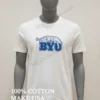 Byu Brigham Young University Cougars Logo Shirt White T Shirt 2