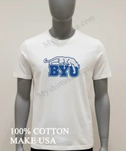 Byu Brigham Young University Cougars Logo funny america t-shirts