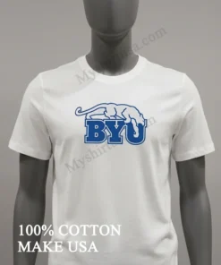 Byu Brigham Young University Cougars Logo funny america t-shirts