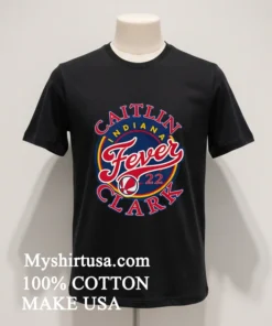 Caitlin Fever #22 Basketball Personalized Logo Indiana new t-shirt