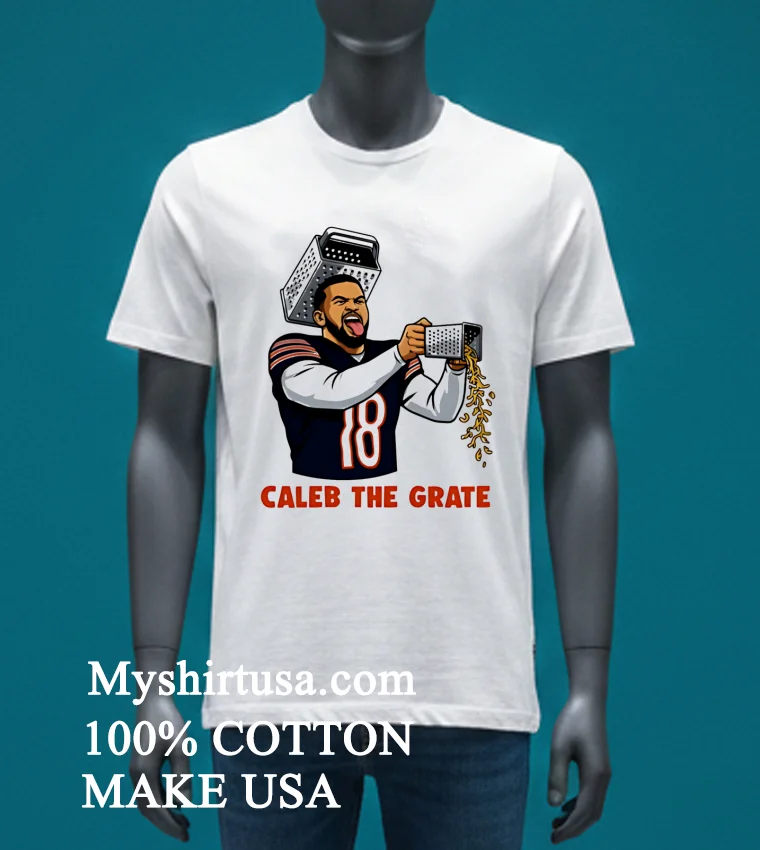 Caleb Williams Cheese Shirt - white-t-shirt Caleb Williams Cheese Shirt White T Shirt 3