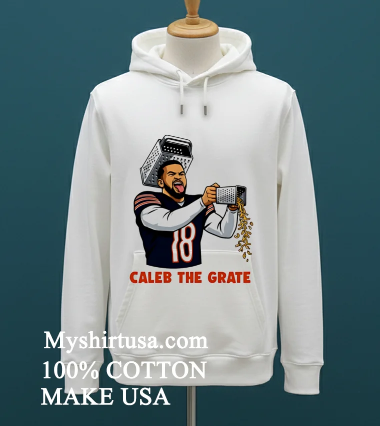 Caleb Williams Cheese Shirt - white-t-shirt Caleb Williams Cheese Shirt White T Shirt