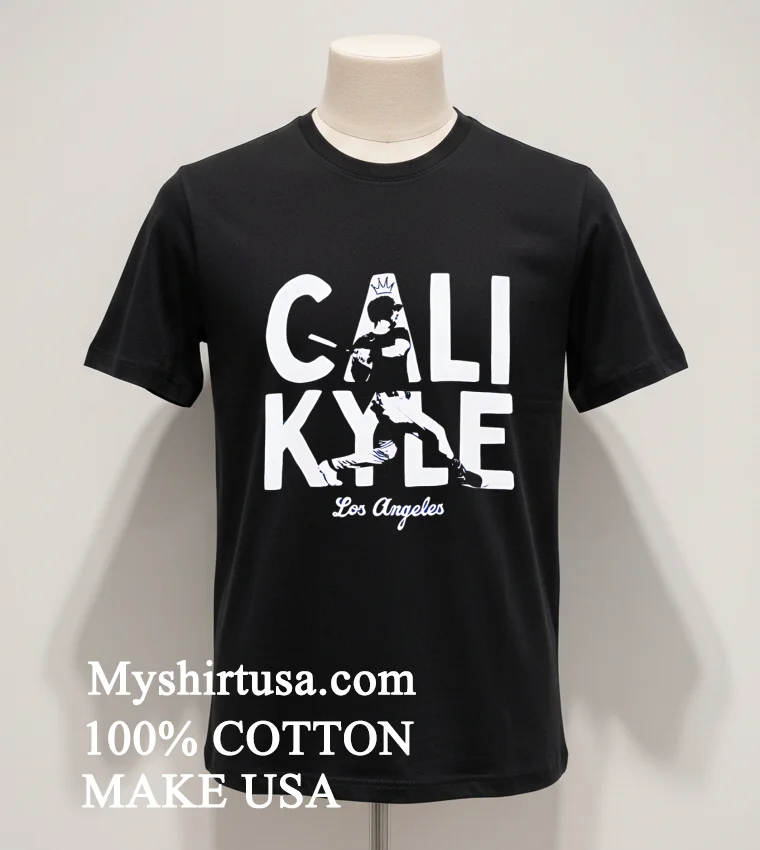 Cali Kyle Kyle Tucker Los Angeles Baseball Shirt Balck Shirt