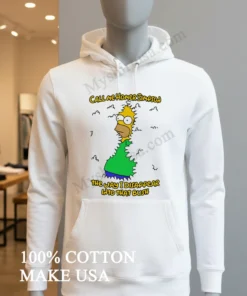 Call Me Homer Simpson The Way I Disappear Into That Bush funny america t-shirts