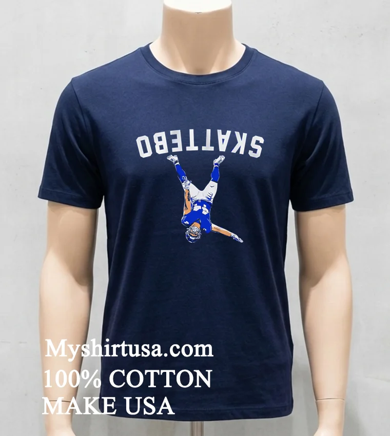 Cam Skattebo Td Flip Football Shirt - navy-shirt Cam Skattebo Td Flip Football Shirt Navy Shirt