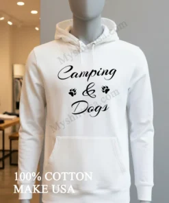 Camping And Dogs funny america t-shirts