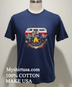Camping Is In Tents Skeletons new t-shirt