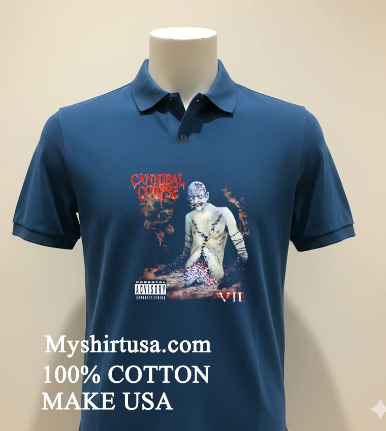Cannibal Corpse Vile Graphic new t-shirt - navy-shirt Cannibal Corpse Vile Graphic Shirt Navy Shirt 1