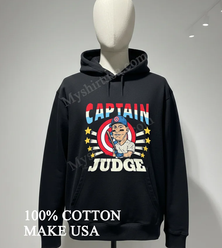 Captain Aaron Judge Marvel Captain America New York Yankees Shirt Hoodie Shirt