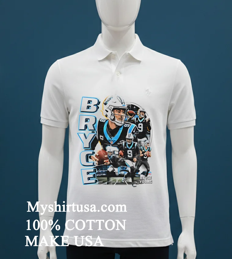 Carolina Panthers Bryce Young Graphic Shirt White T Shirt