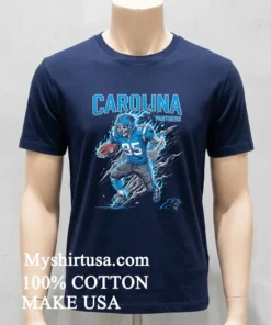 Carolina Panthers Men’s Football Skeleton Player Burning Shirt