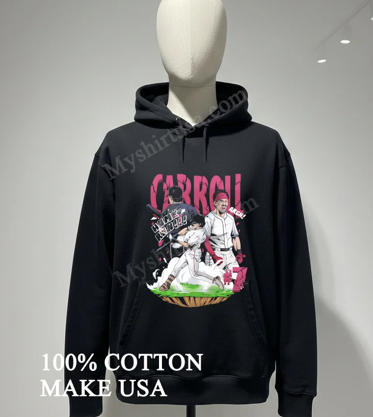 Carroll 7 Corbin Carroll Home Run Arizona Diamondbacks Baseball Graphic funny america t-shirts - hoodie-shirt Carroll 7 Corbin Carroll Home Run Arizona Diamondbacks Baseball Graphic Shirt Hoodie Shirt