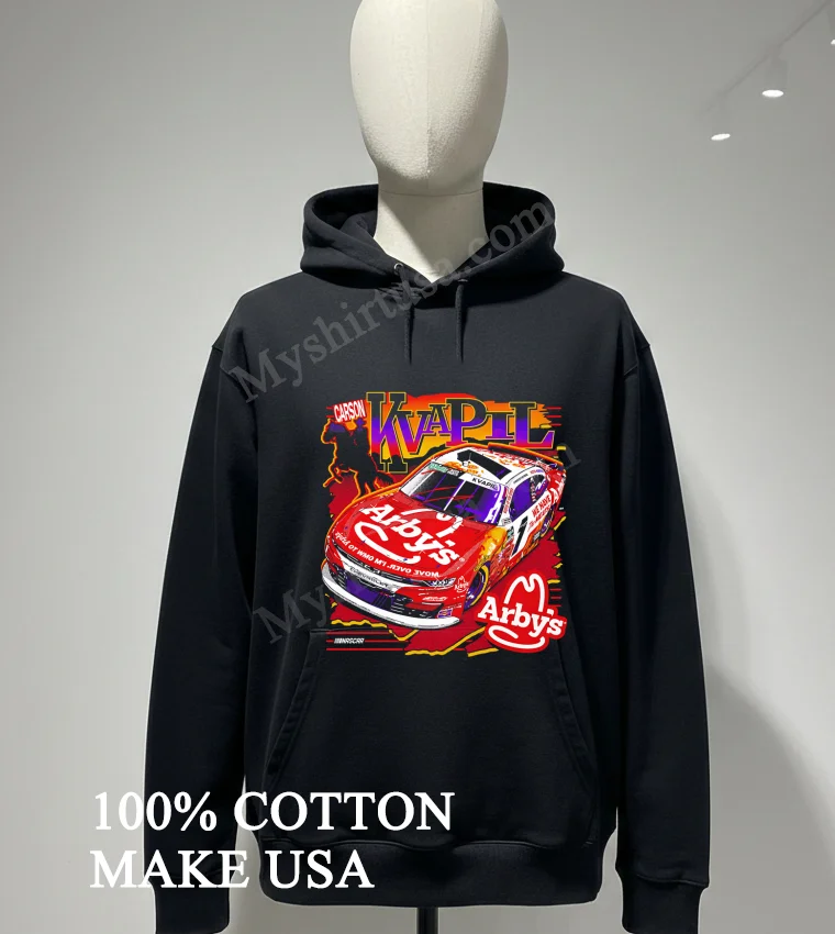 Carson Kvapil Arbys Nascar Chevrolet Racing Horse Silhouette Shirt Hoodie Shirt