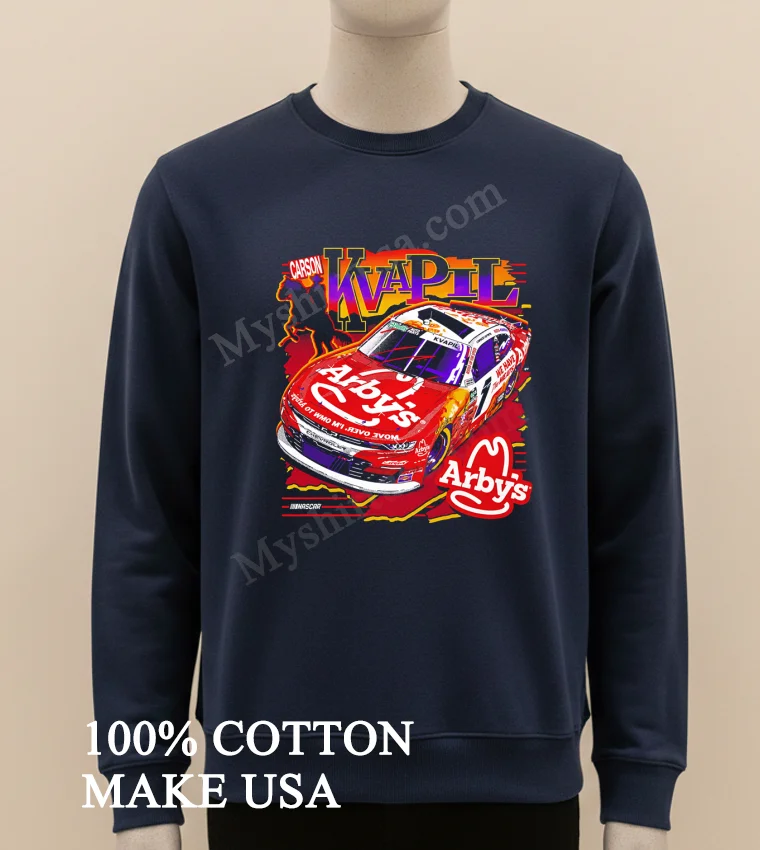 Carson Kvapil Arby S Nascar Chevrolet Racing Horse Silhouette funny america t-shirts - long sleve shirt Carson Kvapil Arbys Nascar Chevrolet Racing Horse Silhouette Shirt Long Sleve Shirt