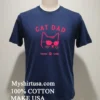 Cat Dad Chance Lucky Shirt Navy Shirt