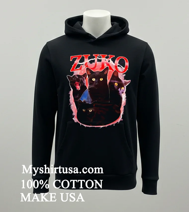 Cats Black Zuko Shirt Balck Shirt