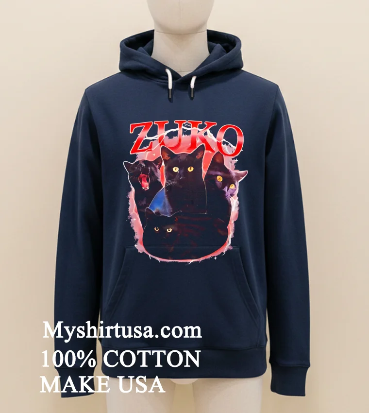 Cats Black Zuko Shirt - navy-shirt Cats Black Zuko Shirt Navy Shirt 1