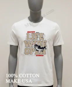 Cboys Tv Est 2016 Life Wide Open Outdoors Bass Fishing funny america t-shirts
