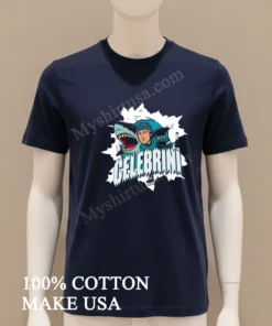 Celebrini San Jose Sharks Hockey Player Mascot Graphic funny america t-shirts