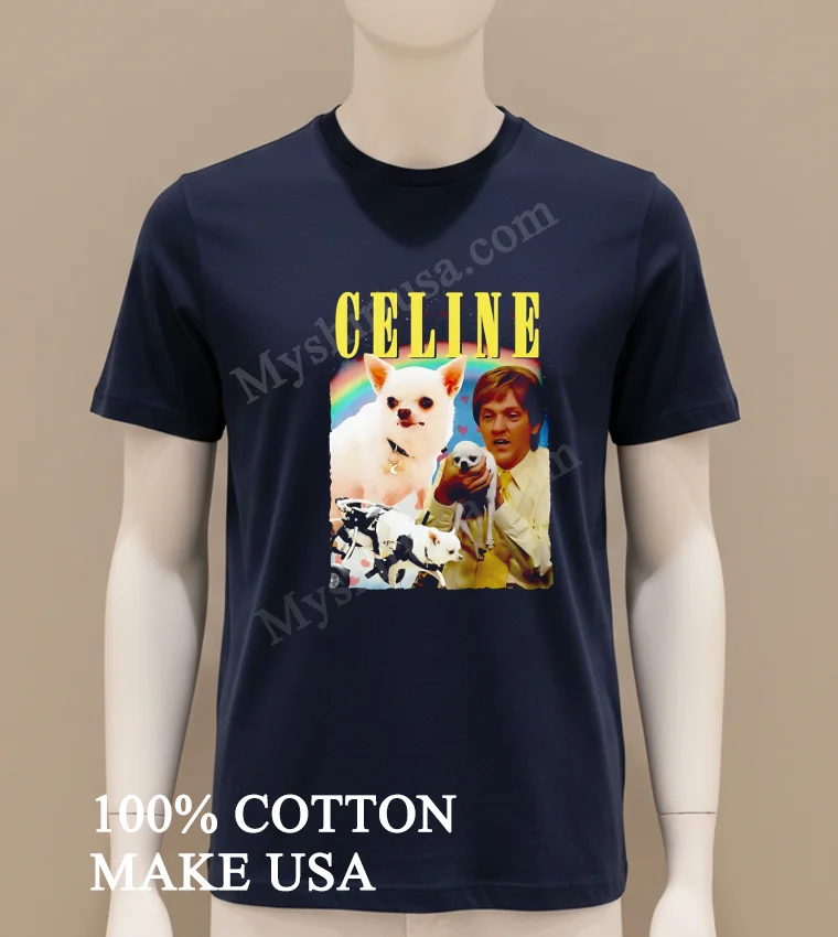 Celine The Chihuahua And Mr G Greg Gregson Tribute funny america t-shirts - navy-shirt Celine The Chihuahua And Mr G Greg Gregson Tribute Shirt Navy Shirt