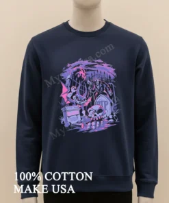 Cemetery Rip Skull Monster Spooky funny america t-shirts