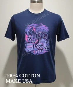 Cemetery Rip Skull Monster Spooky funny america t-shirts