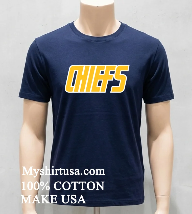 Charlestown Chiefs Text Shirt - navy-shirt Charlestown Chiefs Text Shirt Navy Shirt
