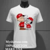 Charlie Brown And Snoopy Kc Chiefs Champions Shirt White T Shirt 4