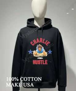 Charlie Hustle Baseball Player Sliding Into Base funny america t-shirts