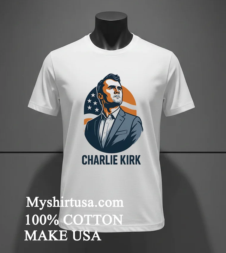Charlie Kirk 3D Heroic Classic Shirt - white-t-shirt Charlie Kirk 3d Heroic Classic Shirt White T Shirt 3