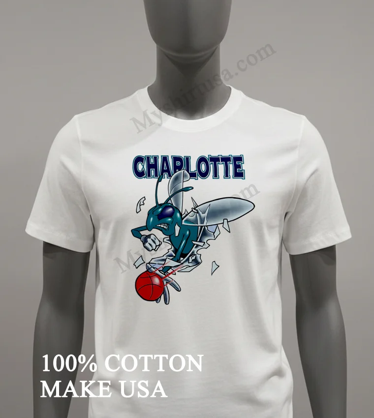 Charlotte Hornets Breakthrough Shirt White T Shirt 2
