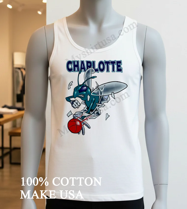 Charlotte Hornets Breakthrough Shirt White T Shirt 3